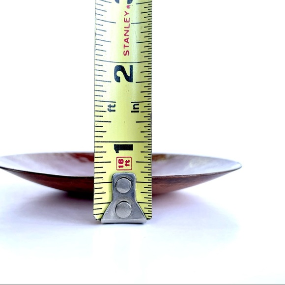 Vintage Enamelled Copper Trinket Dish - Picture 14 of 14